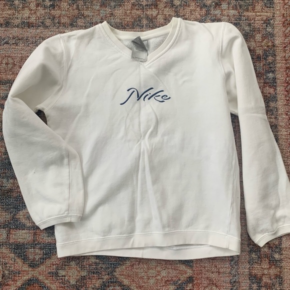 Vintage Nike white pullover sweatshirt - Picture 4 of 4